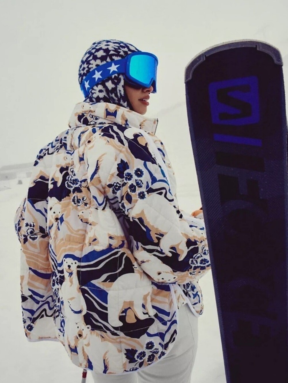*NWT* [FP Movement] Pippa Puffer Jacket, Size S, Polar Bear Print